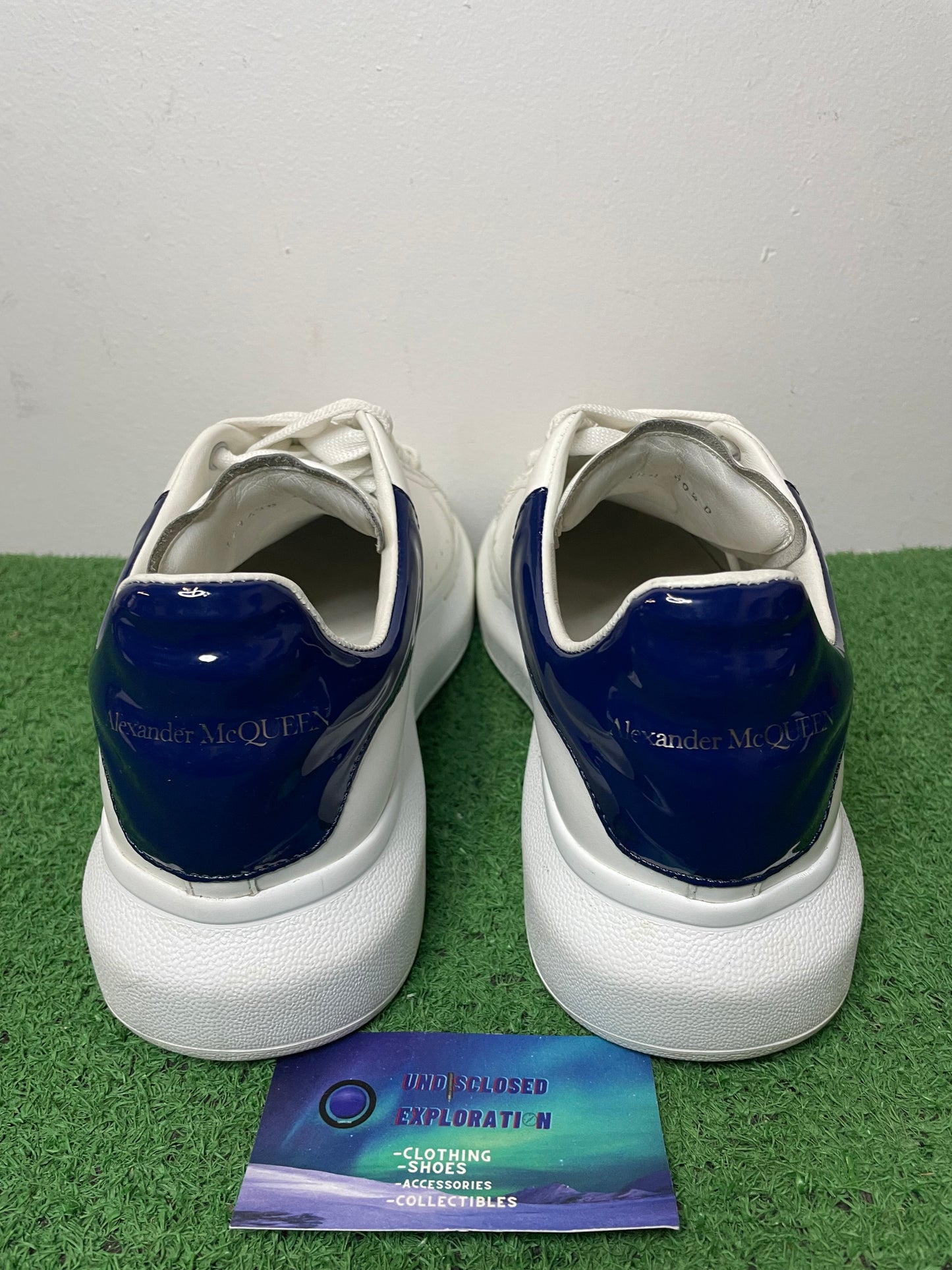 Alexander McQueen oversized sneaker dark blue size7.5men/9women (EU40.5)