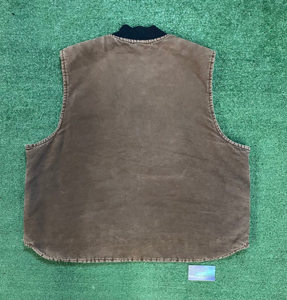 Vintage 2000s Carhartt Dark Brown vest