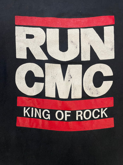Vintage 1980s Run CMC King of rock tee
