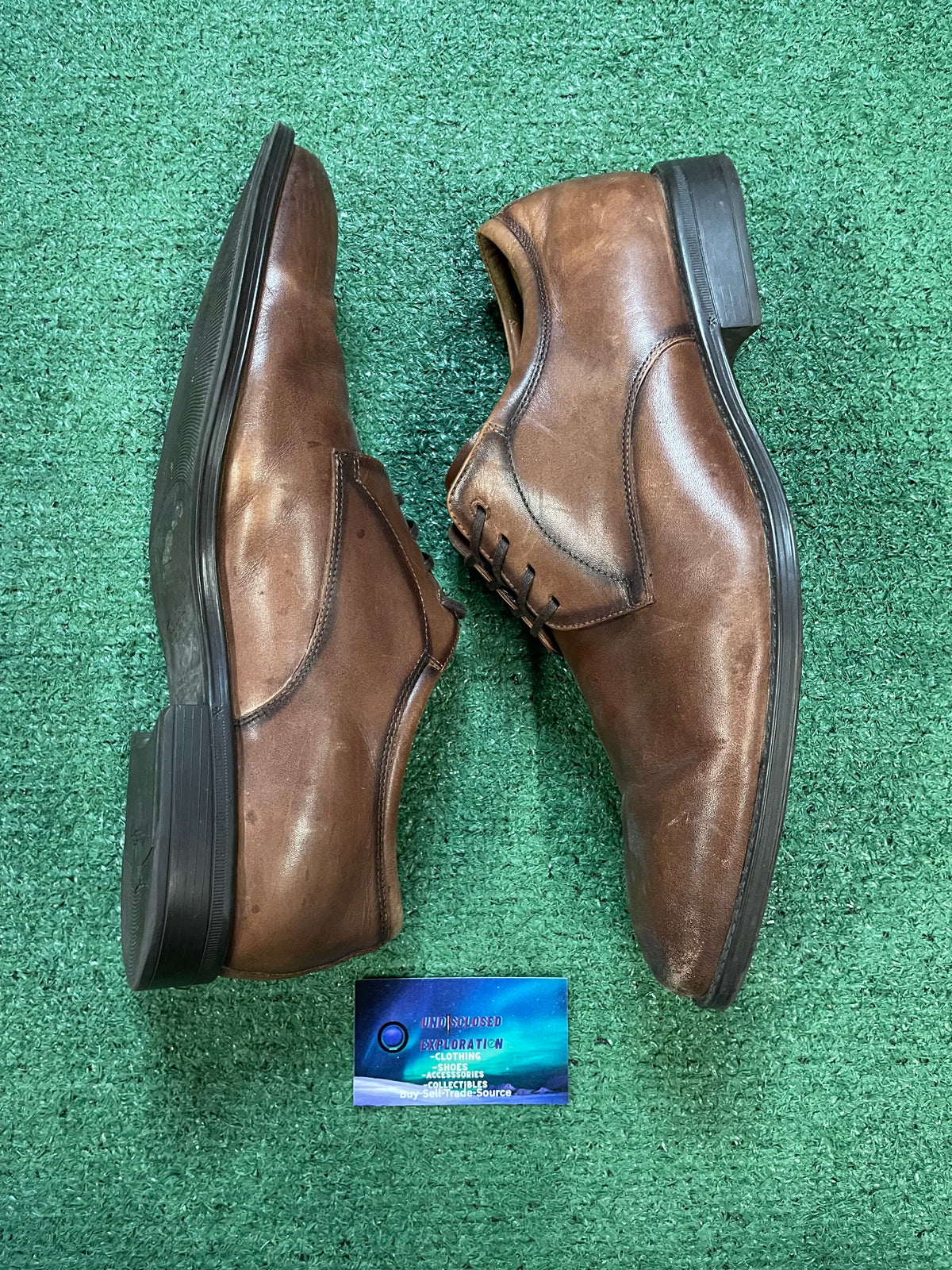 florsheim brown leather Oxford shoes size 12men/13.5women