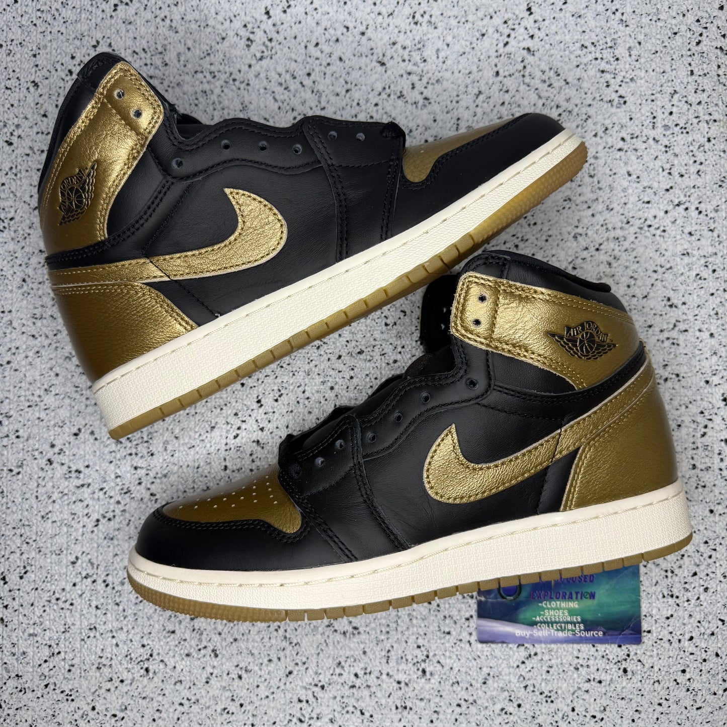 Jordan 1 Black Metallic Gold