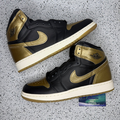 Jordan 1 Black Metallic Gold