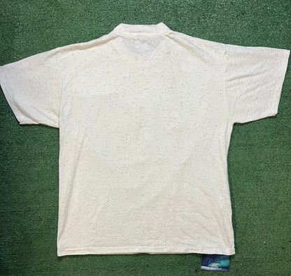 Vintage 1990s Galveston Island grey tee