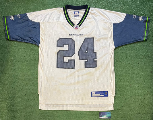 Vintage 2000s Seattle Seahawks  Marshall Lynch #24 jersey