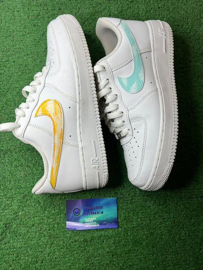 Nike Air Force 1 low painted size 8men/9.5women