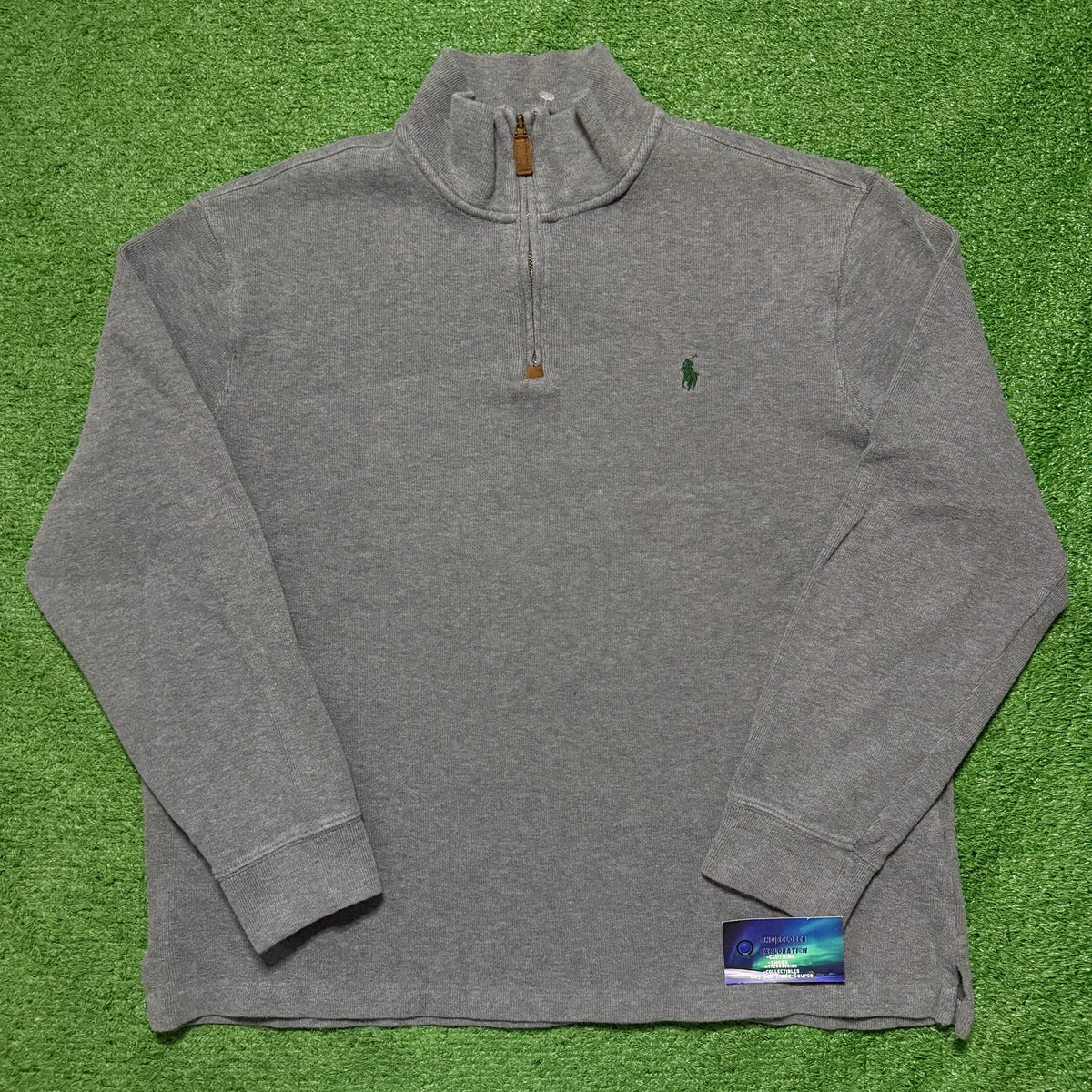 Polo Ralph Lauren Quarter Zip Fleece Grey