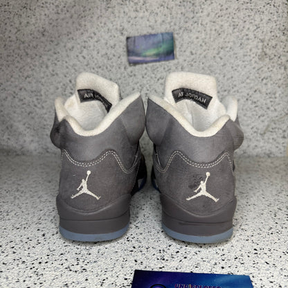 Jordan 5 Wolf Grey 4.5 Youth “Preowned”
