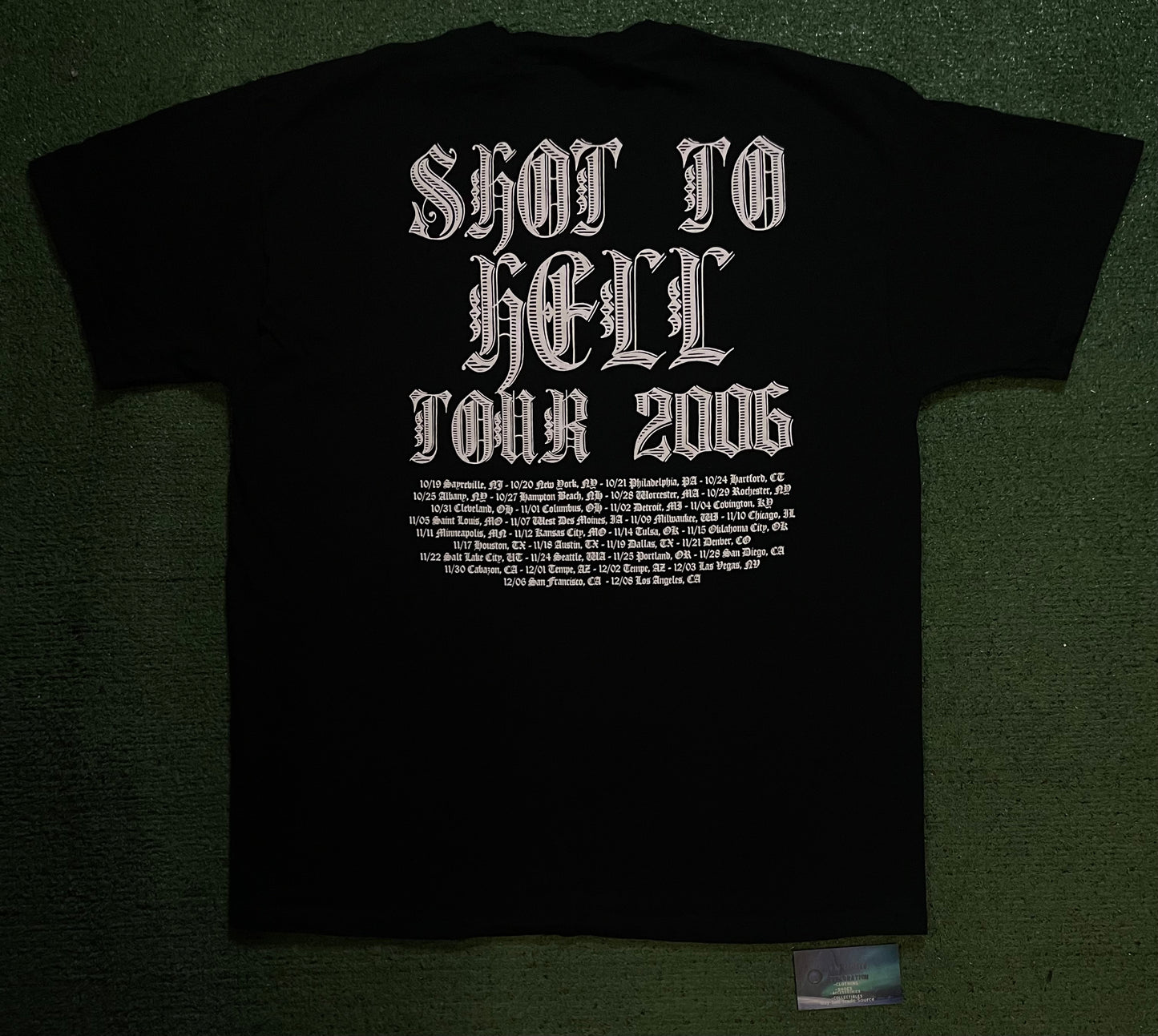 Vintage 2000s Black Label Society tour tee