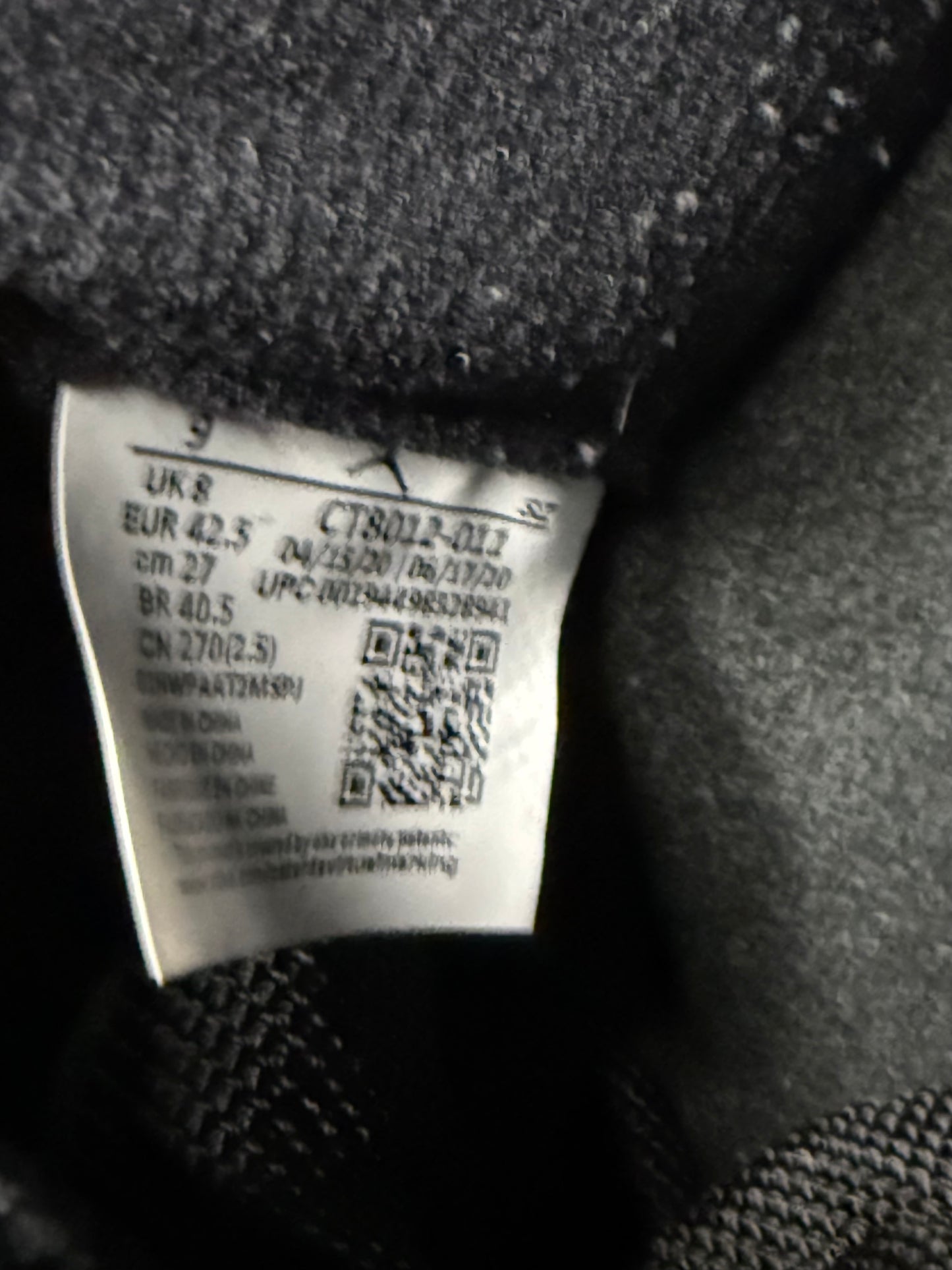 Jordan 11 Jubilee 9 Men/10.5 Women “Preowned”