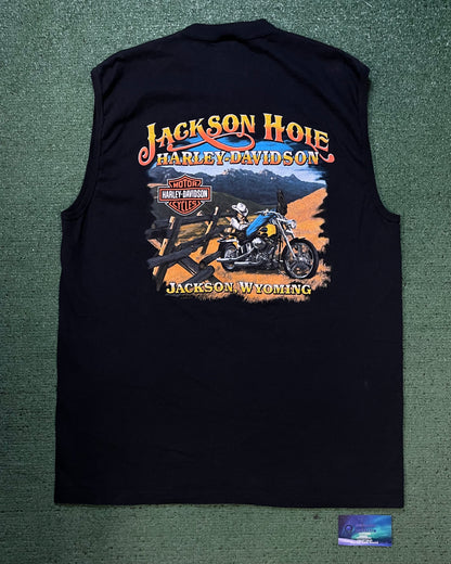 Harley Davidson Jackson Hole Wyoming sleeveless tee