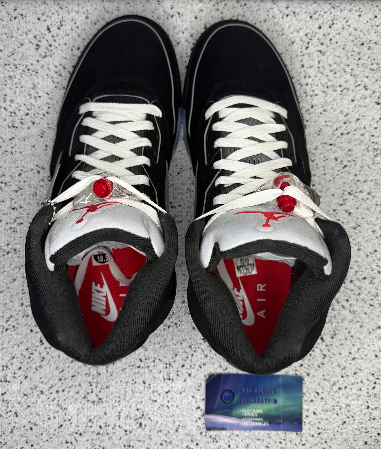 Jordan 5 Metallic Reimagined 10.5 Men/12 Women “Preowned”