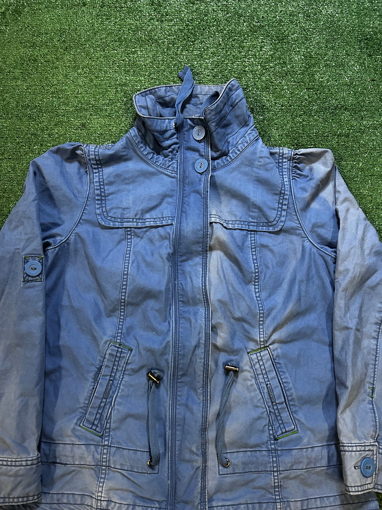 Vintage mossimo blue bomber jacket