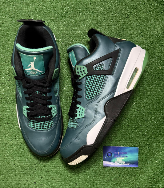 Jordan 4 Teal 13 Men/14.5 Women “Preowned”