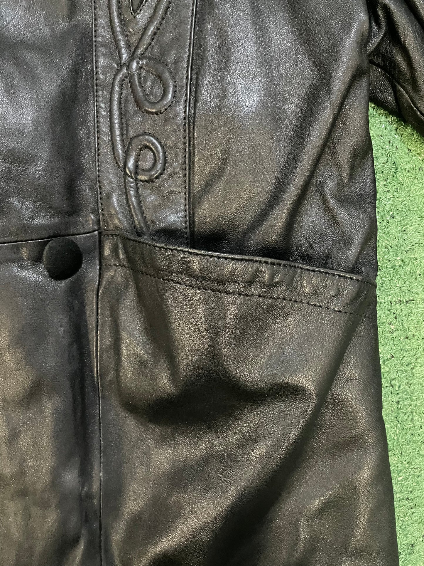 Vintage 1990s leather jacket