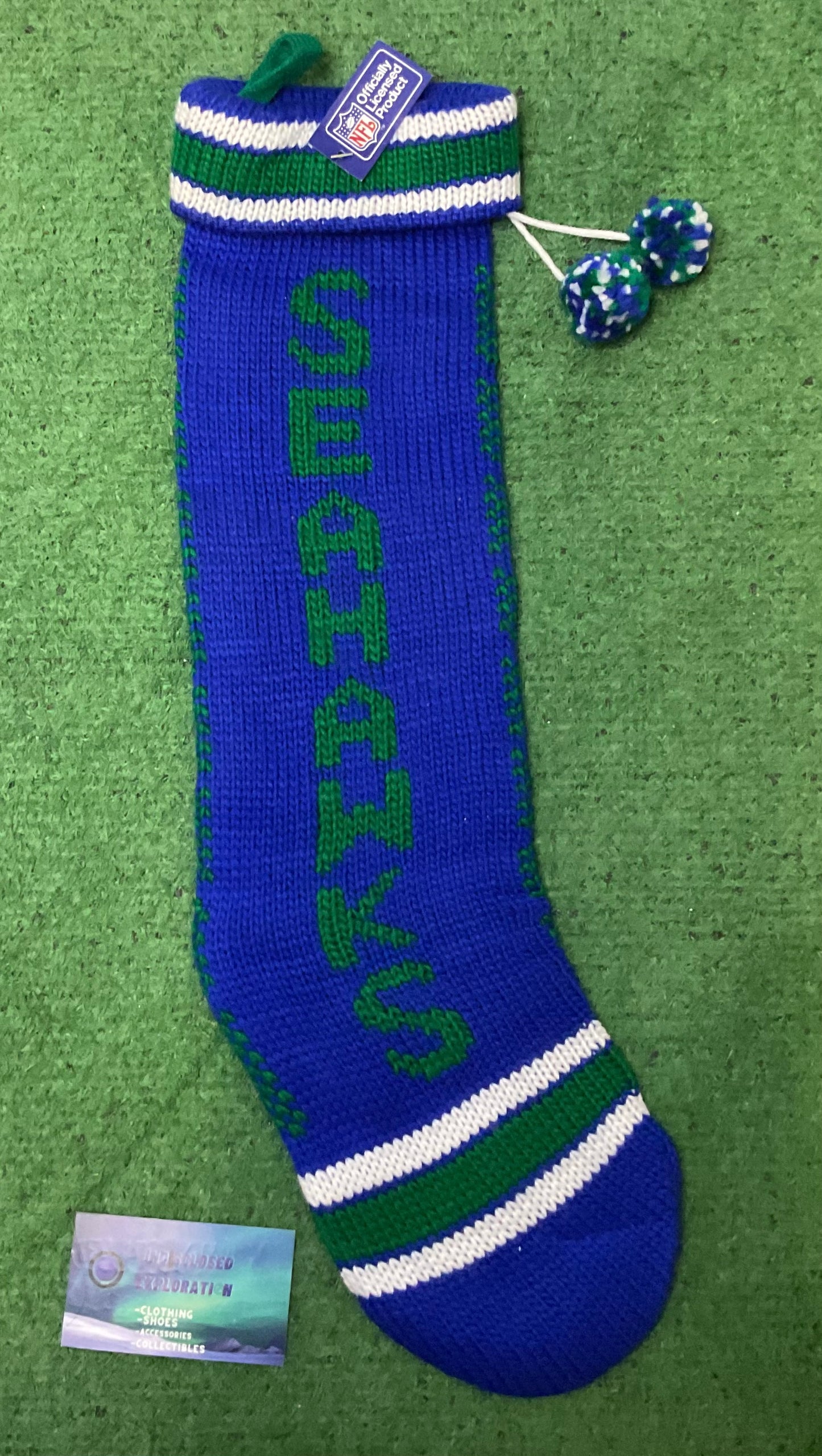 Vintage 1980s Seattle Seahawks Stocking