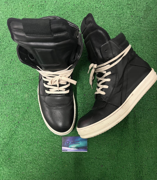 Rick Owens geobasket black size 9.5men/11women(EU 42.5)