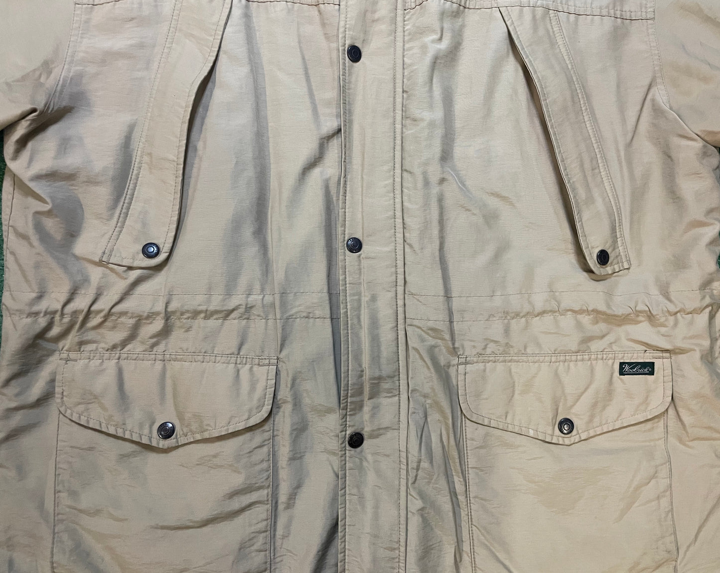 Vintage Woolrich field tan jacket