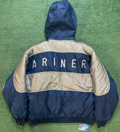 Vintage 1990s Seattle Mariners pro player Reversible jacket