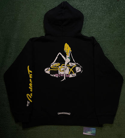 Chrome Hearts X Matty boy sex records black hoodie