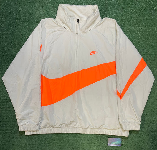 Nike big swoosh quarter zip up jacket