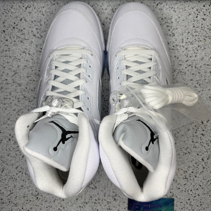 Jordan 5 White Metallic