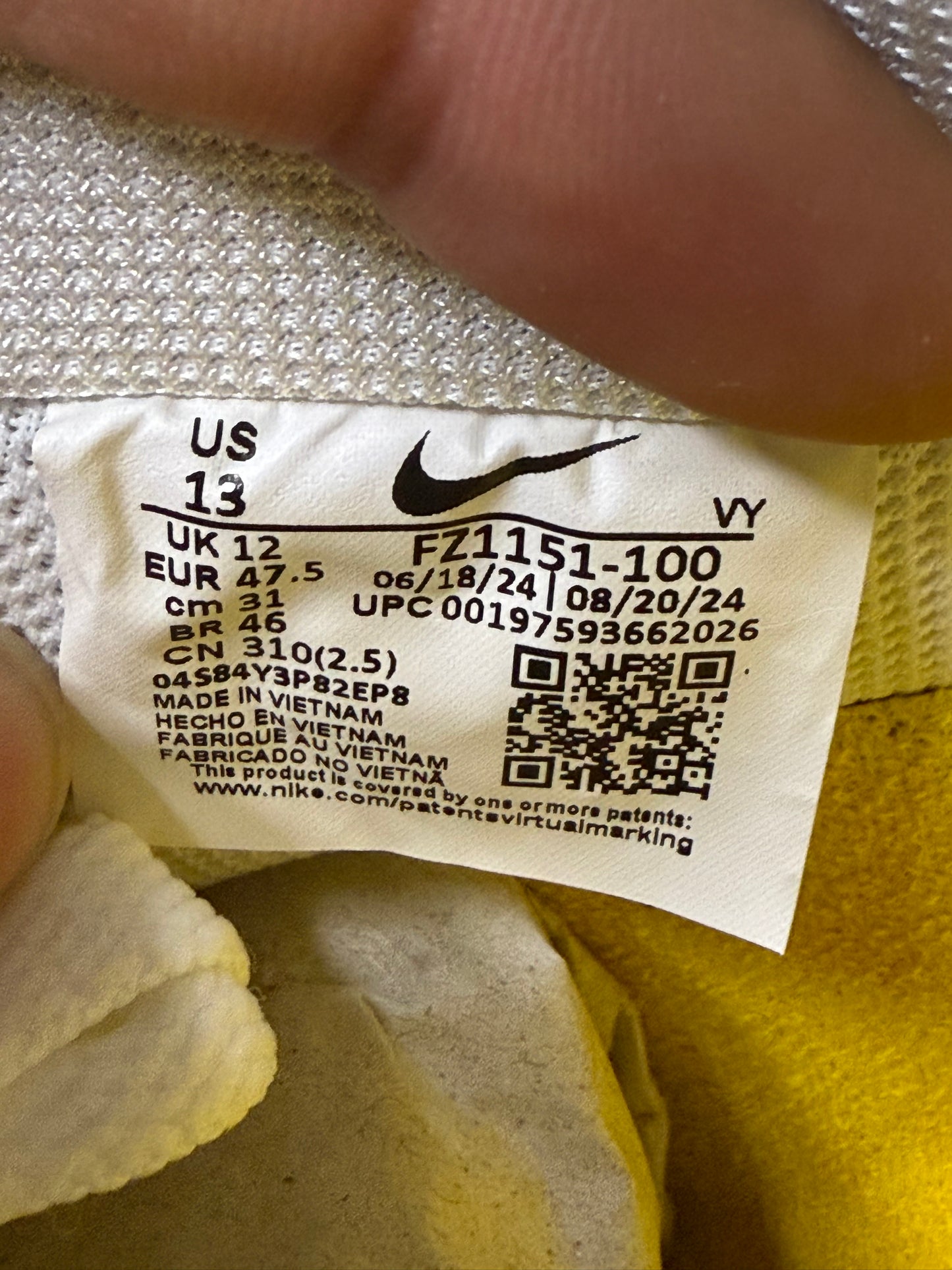 Nike Air Force 1 Low Kobe Lakers Home