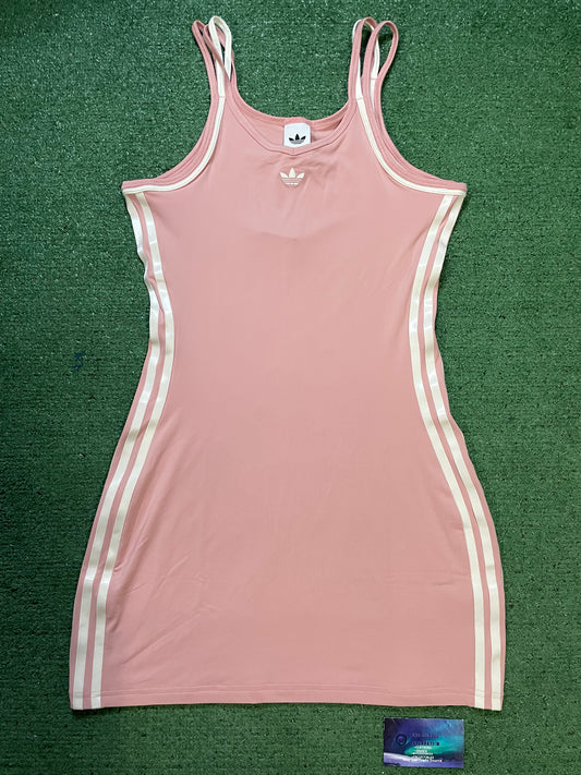 pink Adidas Originals Summer Glow mini dress