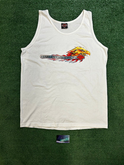 Vintage 1990s Harley Davidson downtown Seattle tank top