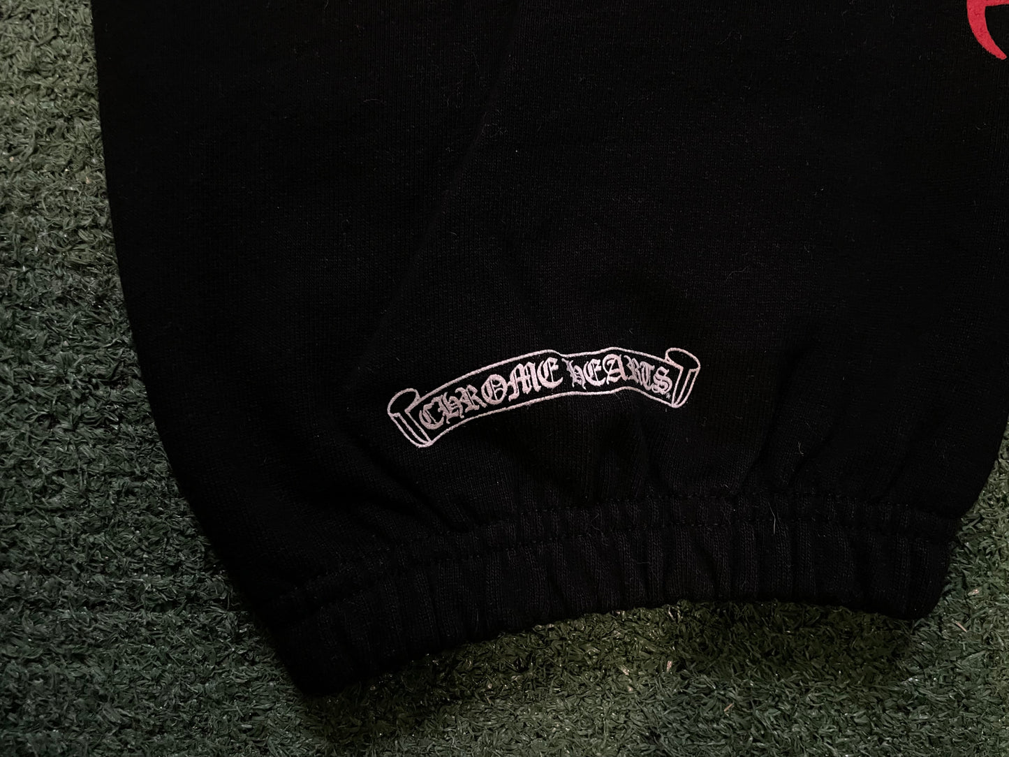 Chrome Hearts multi color cemetery cross sweatpants