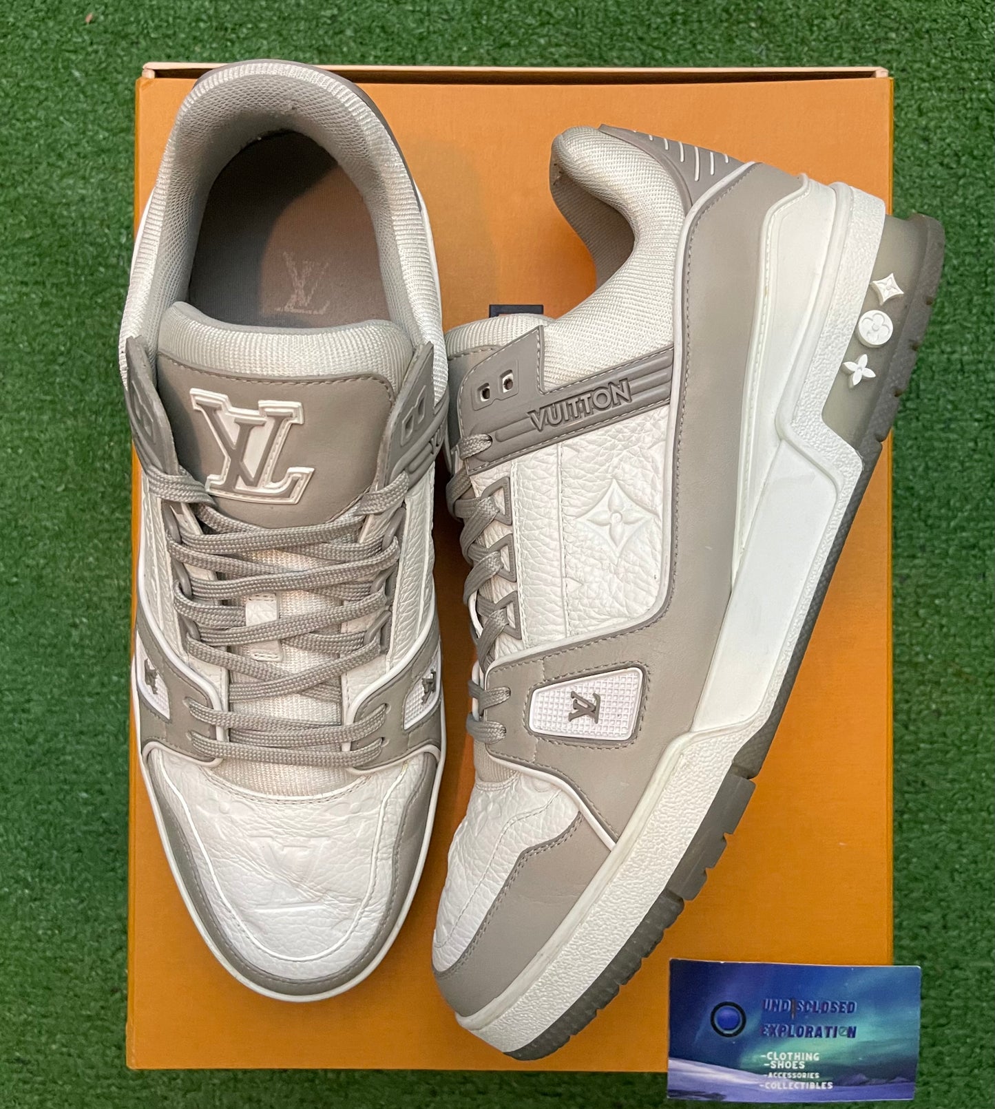 Louis Vuitton LV Trainer Size 8 LV/10 US Men “Preowned”