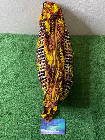 Vintage handmade crochet purse