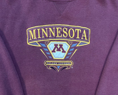 Vintage 1990s university of  Minnesota golden gophers crewneck