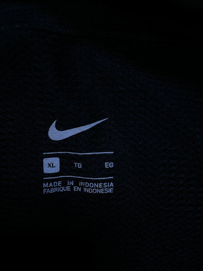 Nike black and gold zip up windbreaker