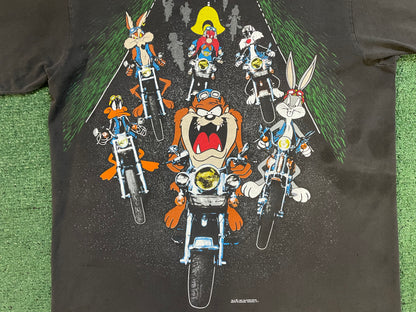 Vintage 1990s Looney Tune motorcycles tee
