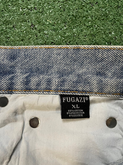 FUGAZI Chain Splatter Jeans