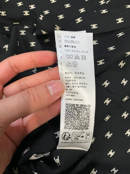 Celine triomphe button up shirt