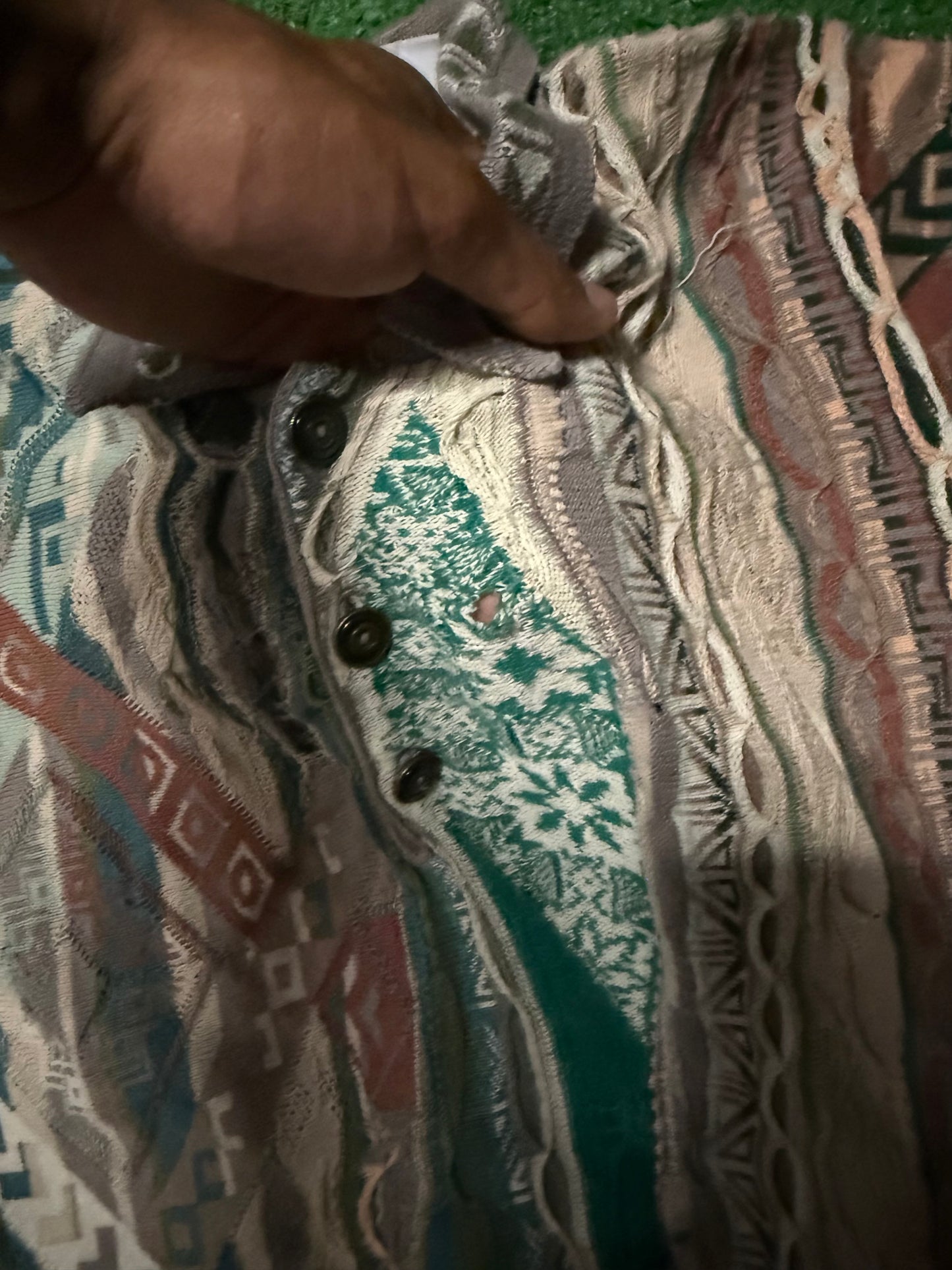 Vintage Coogi Button Up Sweater