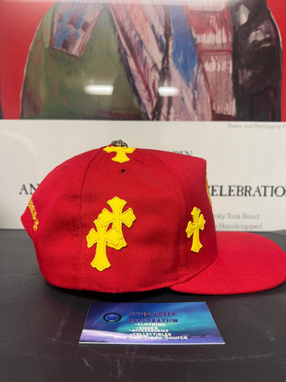 Chrome Hearts CH Cross Patch Red/Yellow hat