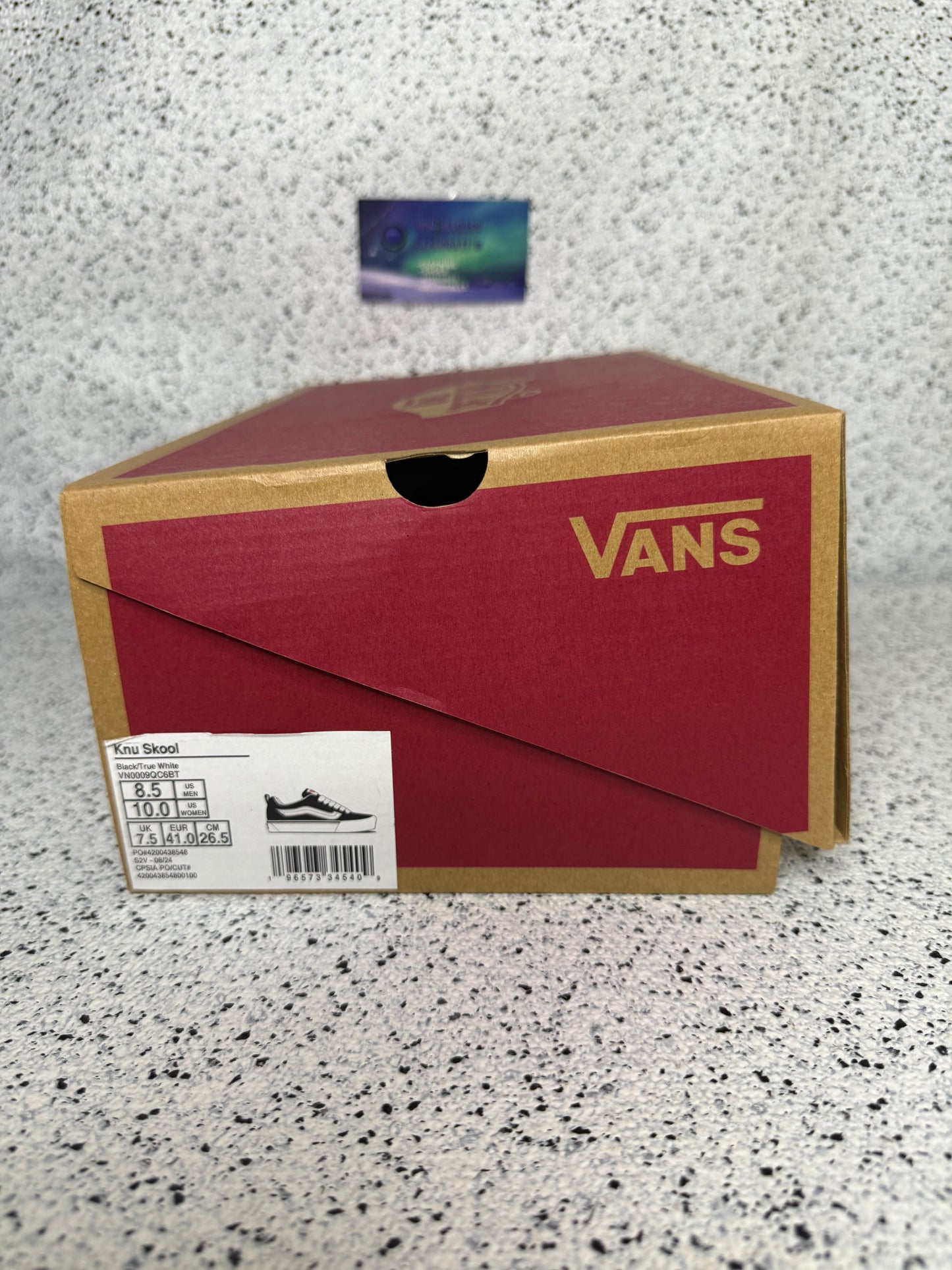 Vans Knu Skool Black White