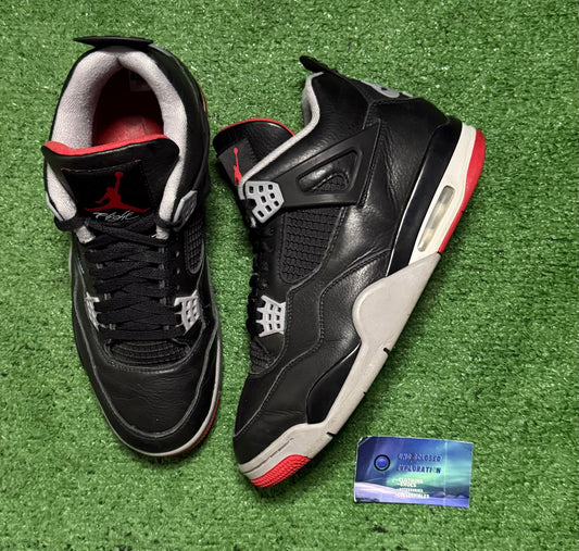 Jordan 4 Bred Reimagined 10.5 Men/12 Women “Preowned”