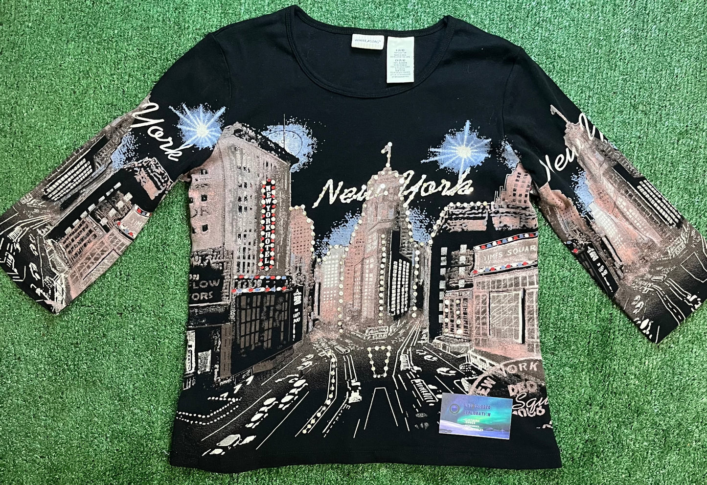 Vintage white stag New York long sleeve