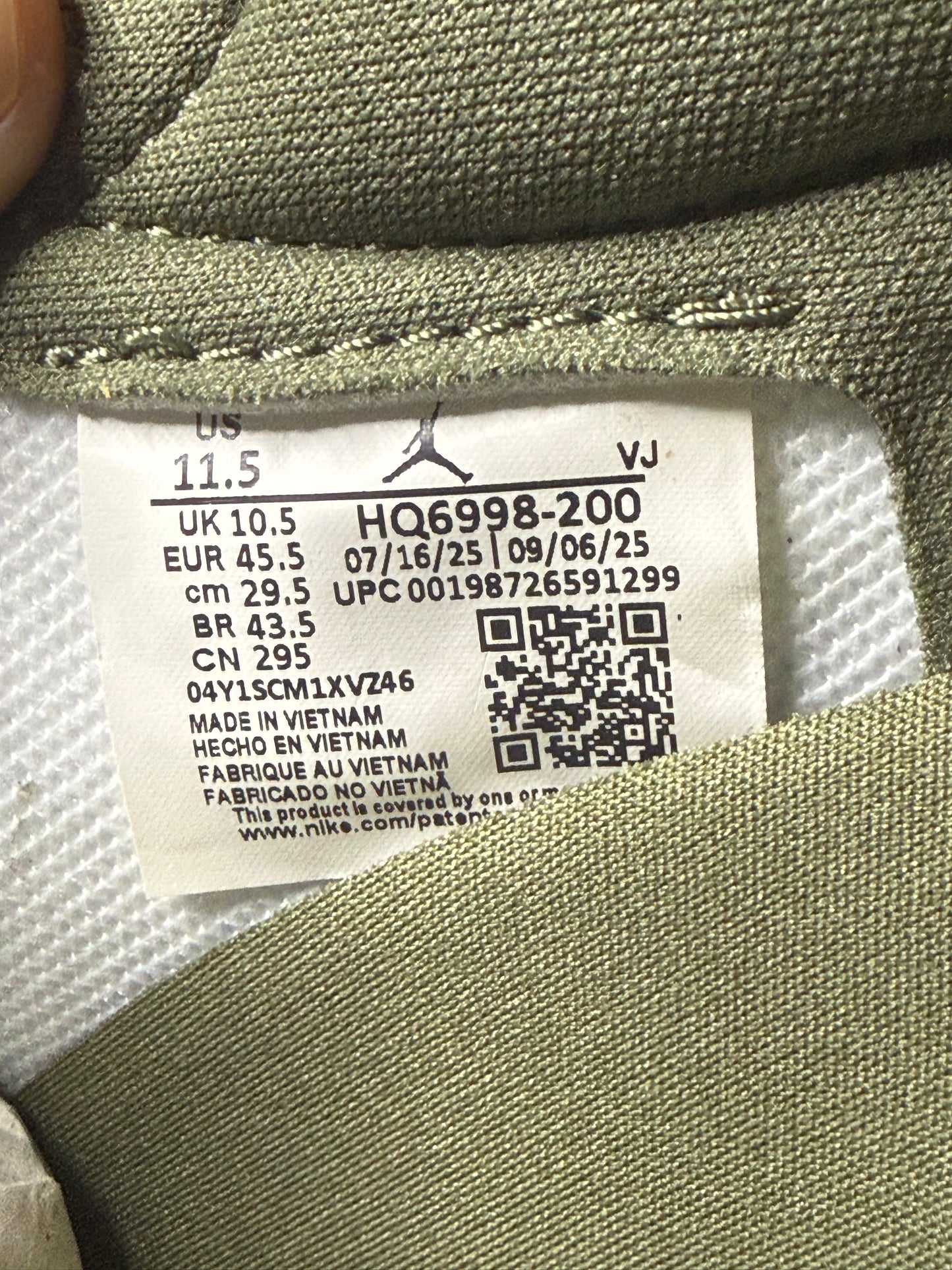 Jordan 1 Low Medium Olive