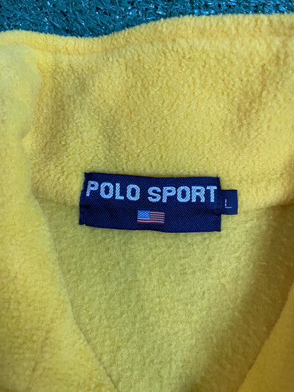 Vintage 1990s polo sport fleece yellow