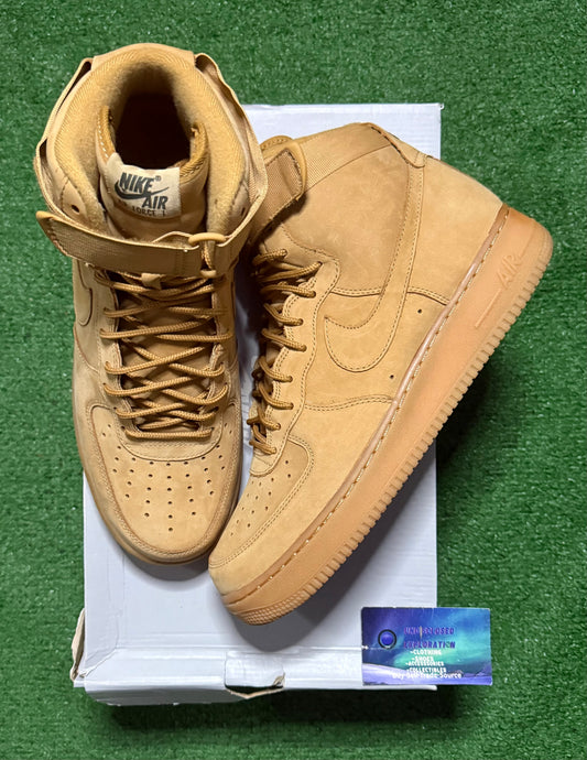 Nike Air Force 1 High Wheat 11.5 Men/13 Women “Preowned”