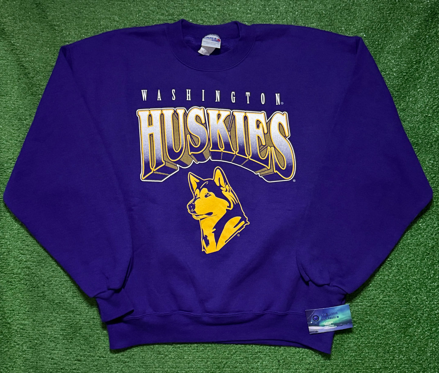 Vintage Washington Huskies Crewneck Gold