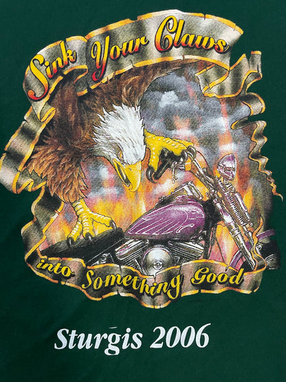 Vintage 2000s Sturgis sink your claws into something good tee