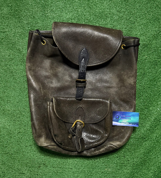 Vintage Robert Cheau Leather Sack Backpack