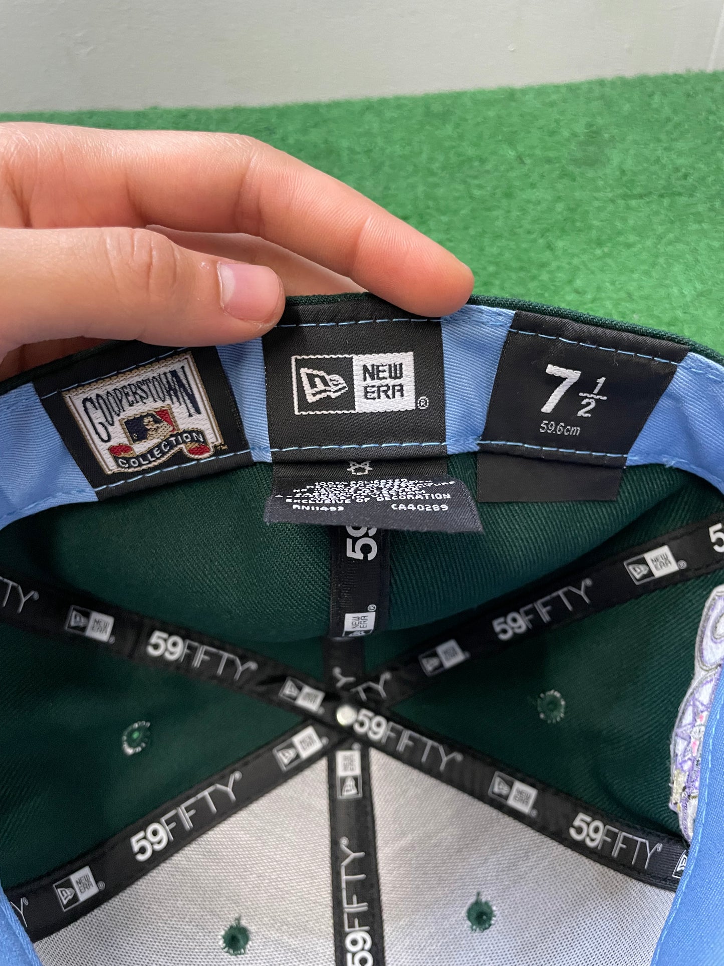 Seattle Mariners Kelly green 20th anniversary fitted new era hat