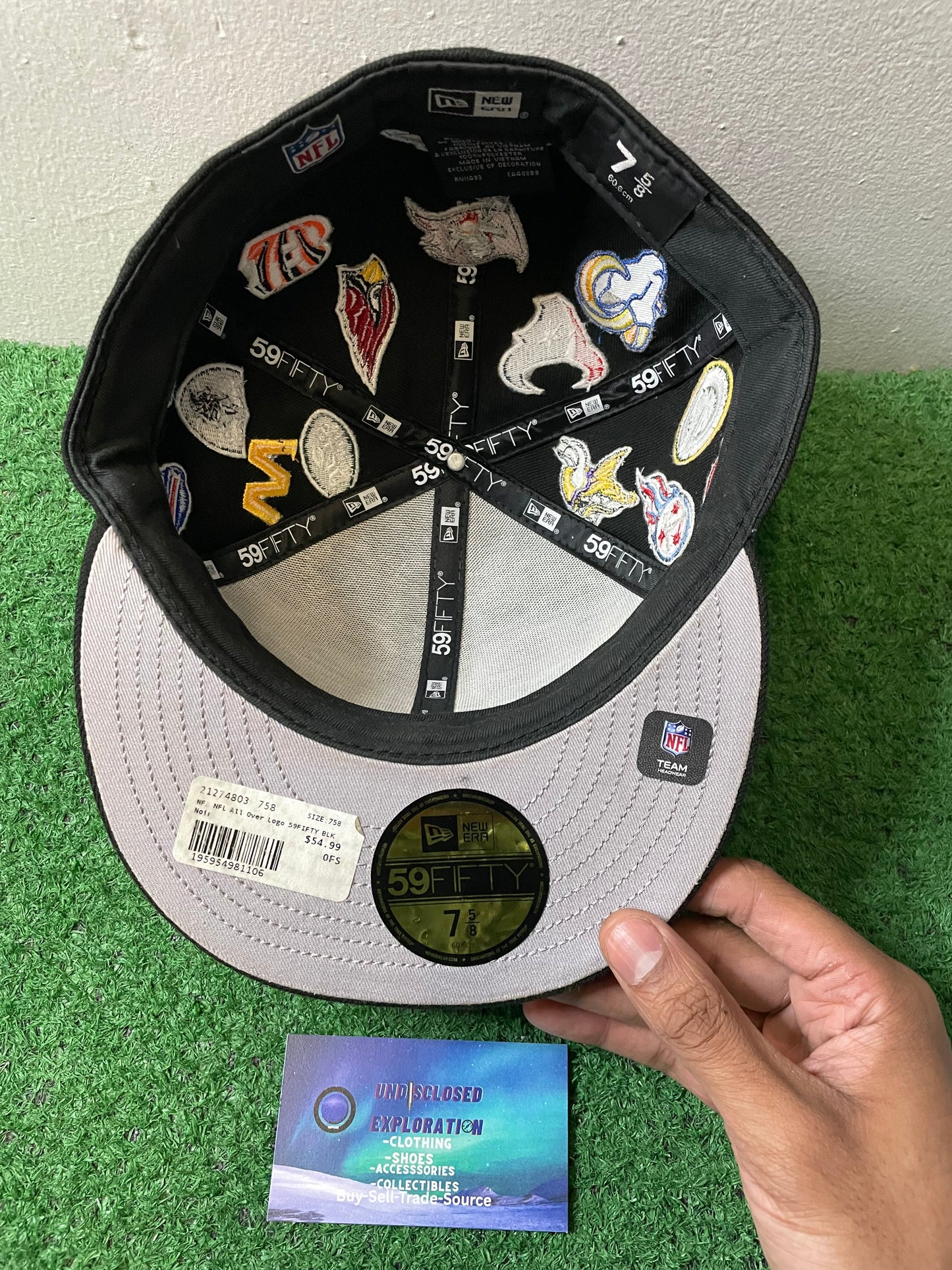 NFL all over patch fitted hat