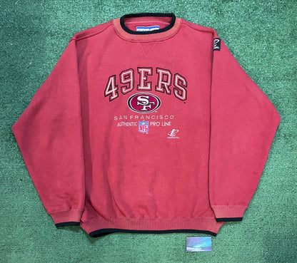 Vintage 1990s San Francisco 49ERS embroidered crewneck